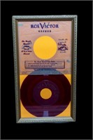 Framed Malaguena  RCA Victor Red Seal Vinyl