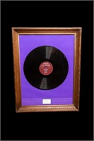 Framed Country and Western Vinyl Record