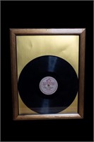 Framed Hank Snow Vinyl Record