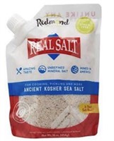 REAL SALT ANCIENT KOSHER SEA SALT POUCH 454G