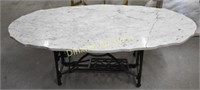 Beautiful Marble and Iron Coffee Table