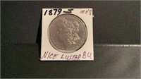 1879 S Morgan Dollar- BU luster