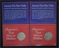 1793 America's First Silver Dollar 8 Reale Replica