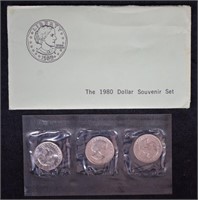 1980 Susab B. Anthony U.S. Mint Set; Uncirculated