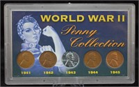 WWII 1941-1945 U.S. Penny Collection