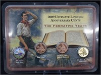 24 K Gold Clad 2009 Lincoln Formative Years Coin S