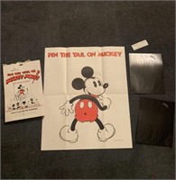 NEVER USED VINTAGE WALT DISNEY PIN THE TAIL