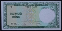 1970's Vietnam $20 Bill Banknote