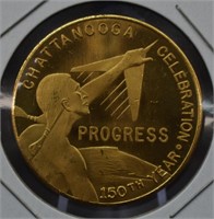 1965 Chattanooga Century Of Progesss Proof Coin