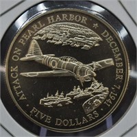 $5 1941 Attack On Pearl Harbor Historical Proof Co