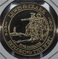 $5 1804-06 Lewis & Clark Historical Proof Coin