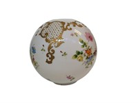 Antique Hand Painted Victorian Globe