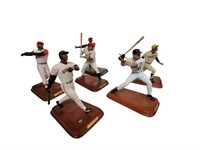 6 Baseball Figurines