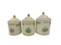 Lenox "Spice Garden Collection" Canister Set