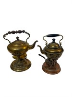 Antique Brass Tea Pots