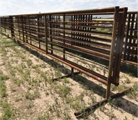 2- Free Standing Livestock Panels with End Gates