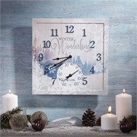 Taylor Precision Products 14" x 14" Winter Clock