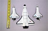 3 Diecast Space Shuttles