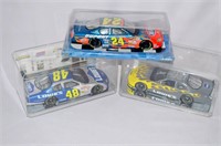 3 Diecast NASCAR Race Cars Johnson & Gordon