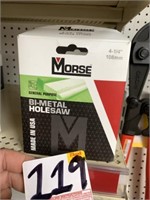 Morse Hole saw 4 1/4