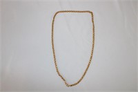 GOLD CHAIN MARKED 916 13 GRAMS