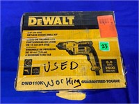 Dewalt Tested+Runs 3/8" Keyless Chuck Drill Kit