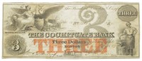 Massachusetts. Boston. 1853 $3 Note