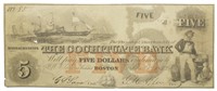 Massachusetts. Boston. 1852 $5 Note