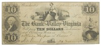 Virginia.  Manchester. 1860 $10 Note