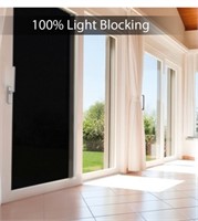 100% Blackout Window Film, Light Blocking