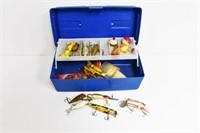 Fishing Tackle Box with Lures & More
