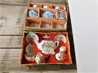2 children's Japanese tea set