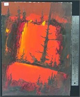 Scott Croft, oil on baord, 16 x 12", untitled