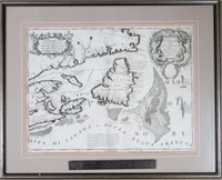 17th century map of Canada