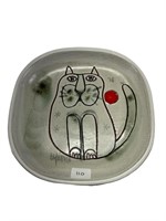 Espinosa Pottery Cat Plate