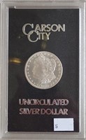 1882CC Morgan Dollar MS62, UNC.