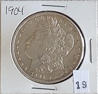 1904 Morgan Dollar VF