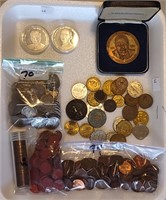 Variety: Cents, Buffalo Nickels, Medallions, Token