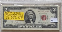 15 1963 $2 Red Seal Notes ($30 face value)