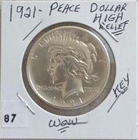 1921 Peace Dollar. Nice!