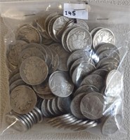 100 Full Date Buffalo Nickels ($5 face value)
