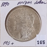 1890 Morgan Dollar MS+