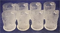 8 Vintage 1993 McDonalds Flintstone glass mugs