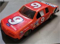 Plastic #9 toy racecar