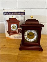 Vintage mantle clock w hidden storage
