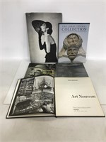 Five vintage art collection books