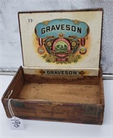 Vintage Wooden Box "Graveson"