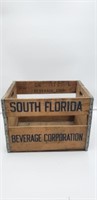 Vintage wooden box "South FL Beverage Corp"