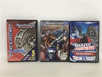 Transformers DVDs and PVDs for video now