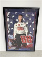 Framed Dale Earnhardt Jr. NASCAR poster
